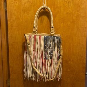 Steve Madden fringe americana purse